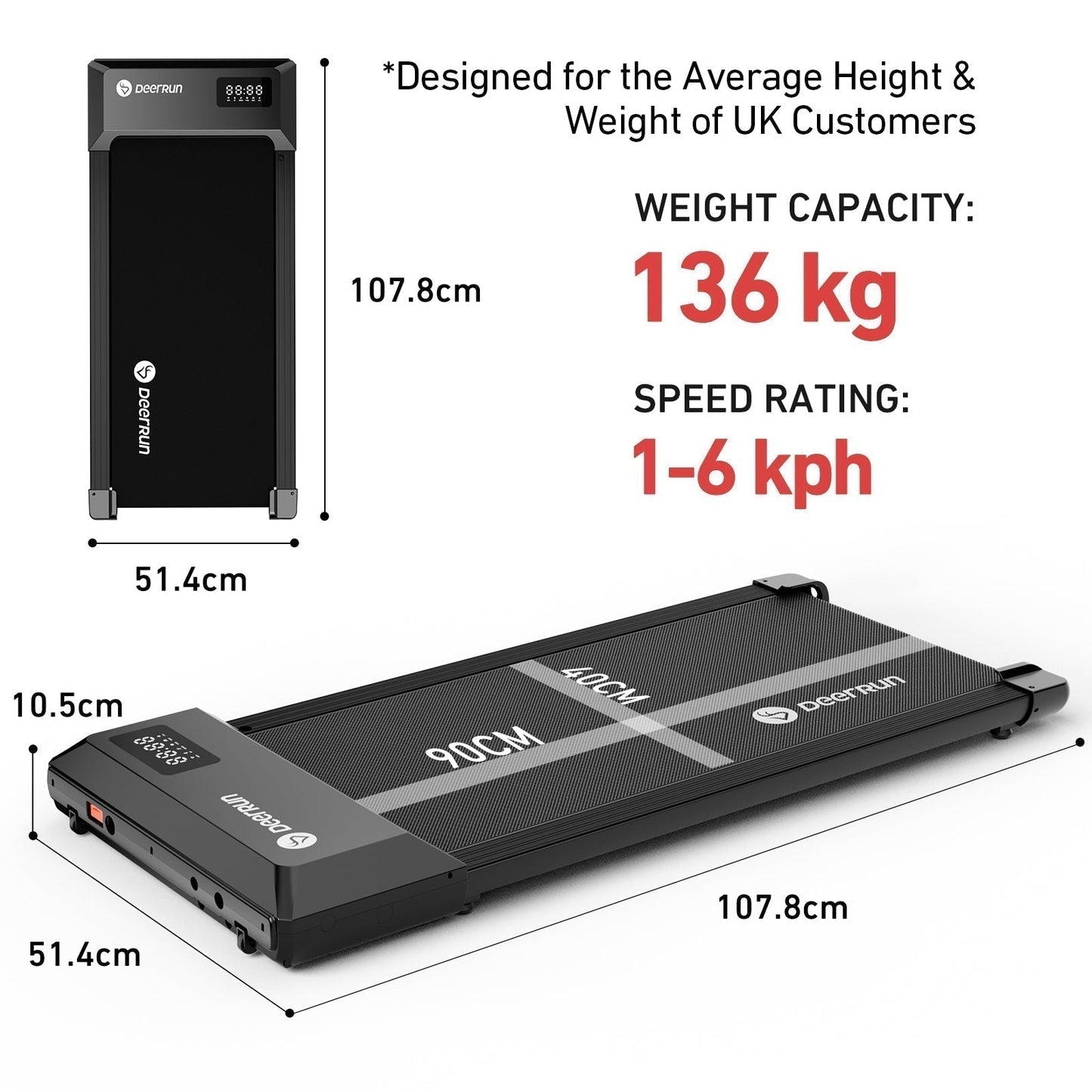 Walking treadmill pad Q1 Mini